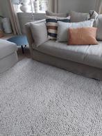 vloerkleed wol 185x130 beige grijs, Ophalen, Grijs, Zo goed als nieuw, Minder dan 10 m²