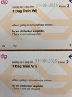 NS Dagkaart / vrij reizen, Tickets en Kaartjes, Trein, Bus en Vliegtuig, Twee personen, Trein, Nederland, Algemeen kaartje