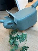 Neushoorn poef, Huis en Inrichting, Ophalen of Verzenden, Zo goed als nieuw, Rond, Minder dan 50 cm