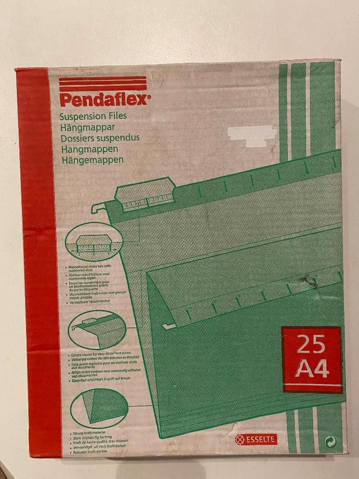 Pendaflex Hangmappen A4, Diversen, Schrijfwaren, Nieuw, Ophalen of Verzenden