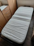 Vouwbed 90x200cm met hoes - Eenpersoons, Huis en Inrichting, Slaapkamer | Slaapbanken, Ophalen, Gebruikt, 90 cm, Eenpersoons
