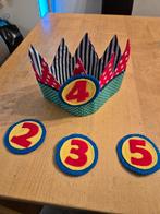 Verjaardagskroon met wisselbare cijfers, Ophalen of Verzenden, Zo goed als nieuw