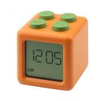 Wekker Alarmklok Blok Kubus Oranje Mary's, Mamelou B.V., Nieuw, Ophalen of Verzenden, Info@mamelou.b