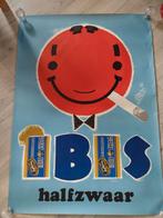 IBIS shag halfzwaar.  Reclameposter., Verzamelen, Ophalen of Verzenden, Gebruikt, Rechthoekig Staand, Reclame