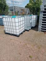Ibc containers 1000 liter, Tuin en Terras, Regentonnen, 150 liter of meer, Ophalen, Zo goed als nieuw, Met kraantje