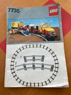 12V Rails Trein Instructieboekje 7735 (12 Volt), Ophalen of Verzenden, Gebruikt, Complete set, Lego