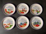 6 borden ‘La Saladerie’ - GIEN, Antiek en Kunst, Antiek | Servies los, Ophalen of Verzenden
