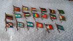 19 verschillende speldjes vlaggen, Ophalen of Verzenden, Zo goed als nieuw, Overige onderwerpen