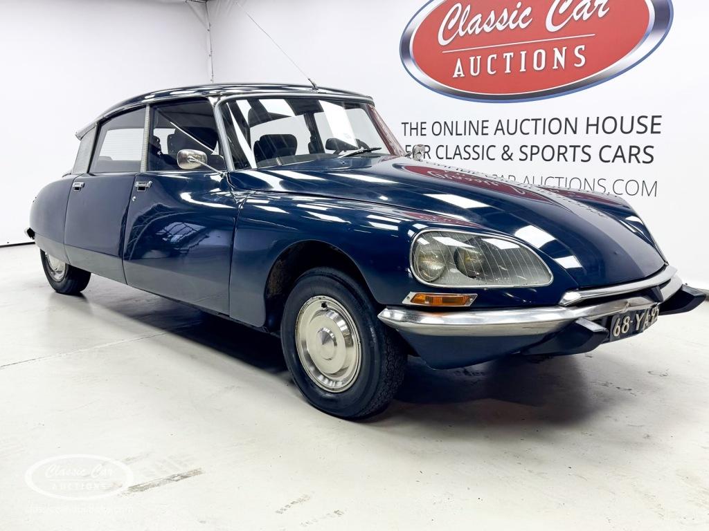 Citroen DS D SUPER   - ONLINE AUCTION, Auto's, Citroën, Blauw, Bedrijf, Handgeschakeld