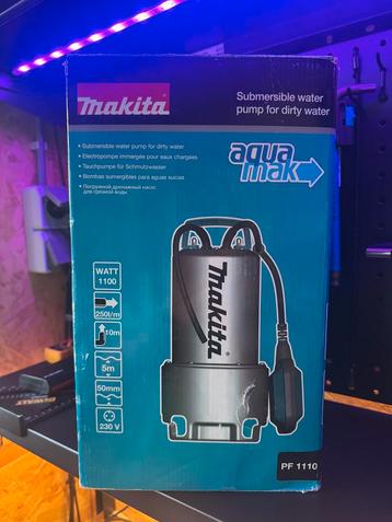 Makita PF1110 Dompelpomp - Nieuw! beschikbaar voor biedingen