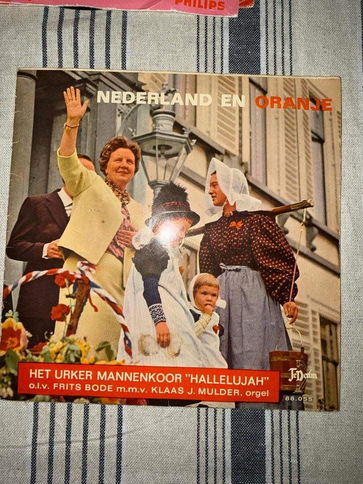 Nederland en Oranje - Urker Mannenkoor LP, Cd's en Dvd's, Vinyl | Overige Vinyl, Gebruikt, Ophalen of Verzenden