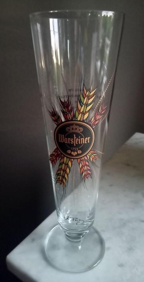2 Warsteiner Art Collection EditionTulpglazen, Verzamelen, Biermerken, Zo goed als nieuw, Glas of Glazen, Overige merken, Ophalen of Verzenden