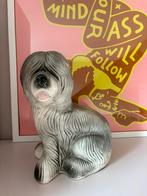 Hollywoord Regency beeld, hond, Bobtail, vintage hondenbeeld, Ophalen of Verzenden, Gebruikt, Dier