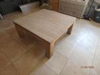 Stevige massief eiken salontafel, Ophalen, Gebruikt, 50 tot 100 cm, 50 tot 100 cm