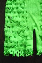fluor groen short legging visnet sexy cosplay rave cyber, Kleding | Dames, Leggings, Maillots en Panty's, Legging, Verzenden, Nieuw