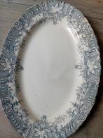 Brocante/antieke serveerschaal. 40 cm bij 28cm, Ophalen