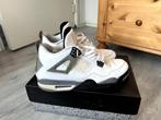 Air Jordan 4 “White Cement” (2012) – EU45, Wit, Ophalen of Verzenden, Sneakers of Gympen, Gedragen