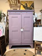 Linnenkast meidenkast kledingkast buffetkast roze vintage, Ophalen, 50 tot 70 cm, 105 cm of meer, Nvt