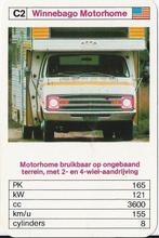 Kw1911 autokaartje c2 winnebago motorhome, Ophalen of Verzenden, Zo goed als nieuw, Auto's