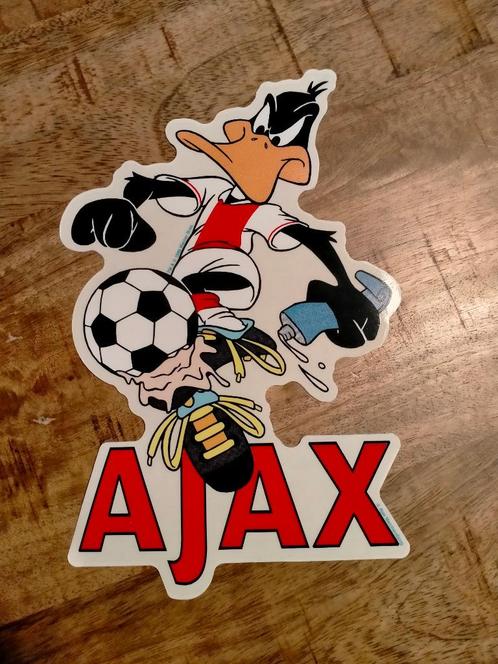 Daffy Duck Ajax Amsterdam 1999 Looney Tunes sticker, Verzamelen, Stickers, Zo goed als nieuw, Sport, Ophalen of Verzenden