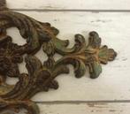 Antiek smeedijzeren ornament van Frans spijlen bed, Ophalen of Verzenden
