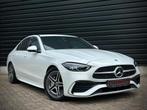 Mercedes-benz C-klasse 180 AMG Line BI-COLOR LEDER|SFEER|CAM, Euro 6, 4 cilinders, Wit, Bedrijf