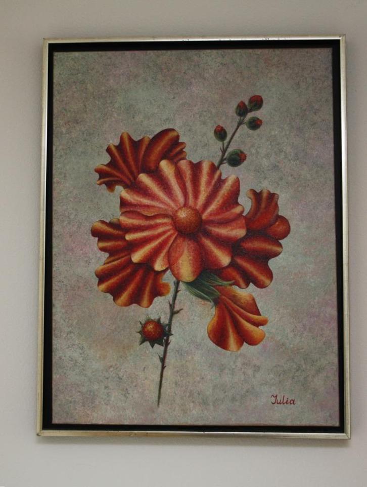 Schilderij van Julia, Antiek en Kunst, Kunst | Schilderijen | Modern, Ophalen of Verzenden