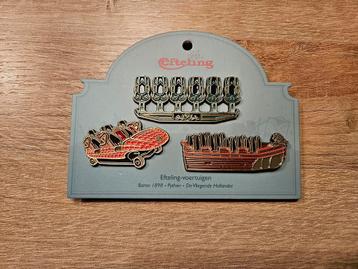Efteling Achtbanen Voertuigen Pin Set beschikbaar voor biedingen