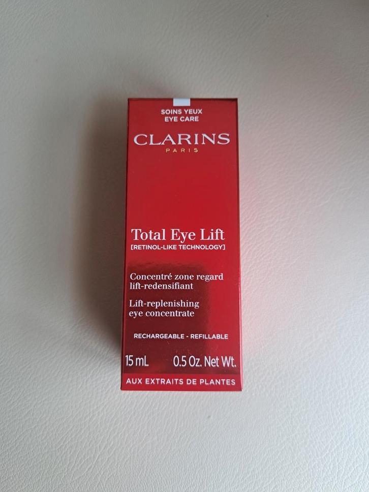 Clarins Total Eye Lift 15 ml Nieuw in verpakking, Sieraden, Tassen en Uiterlijk, Uiterlijk | Gezichtsverzorging, Nieuw, Verzorging