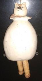 Keramieken Kat, Hanger, Ophalen of Verzenden