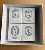 Diptyque set van 4 lege glazen Niet apart te koop, Verzenden, Zo goed als nieuw, Overige materialen, Minder dan 25 cm
