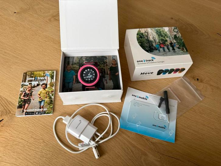One2track Connect Move SE GPS Telefoonhorloge, Sieraden, Tassen en Uiterlijk, Horloges | Kinderen, Zo goed als nieuw, Jongen of Meisje