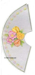 3D Kaart Blanco 10  Waaier, Hobby en Vrije tijd, Kaarten | Zelfgemaakt, Verzenden, Nieuw, Overige thema's