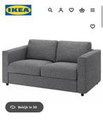 Vimle slaapbank grijs - IKEA, Huis en Inrichting, Slaapkamer | Slaapbanken, Ophalen, Tweepersoons, 140 cm, Zo goed als nieuw