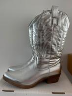 Zilverkleurige laarzen cowboylaarzen maat 41, Hoge laarzen, Overige kleuren, Ophalen of Verzenden, Zo goed als nieuw