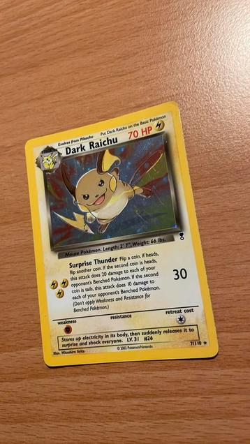 Dark Raichu lc7 beschikbaar voor biedingen