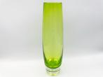 Aseda glasbruk vaas Bo Borgstrom, Ophalen of Verzenden, Minder dan 50 cm, Groen, Glas