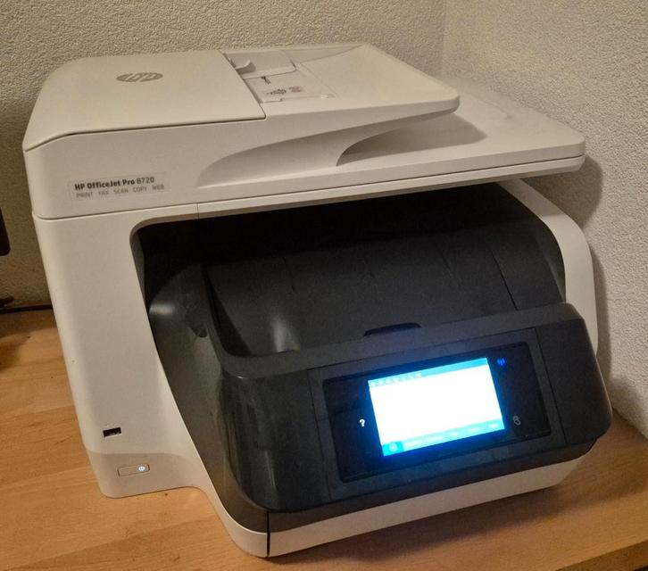 HP officejet Pro 8720 All in one, Computers en Software, Printers, Gebruikt, All-in-one, Inkjetprinter, Faxen, Kleur printen, Kopieren