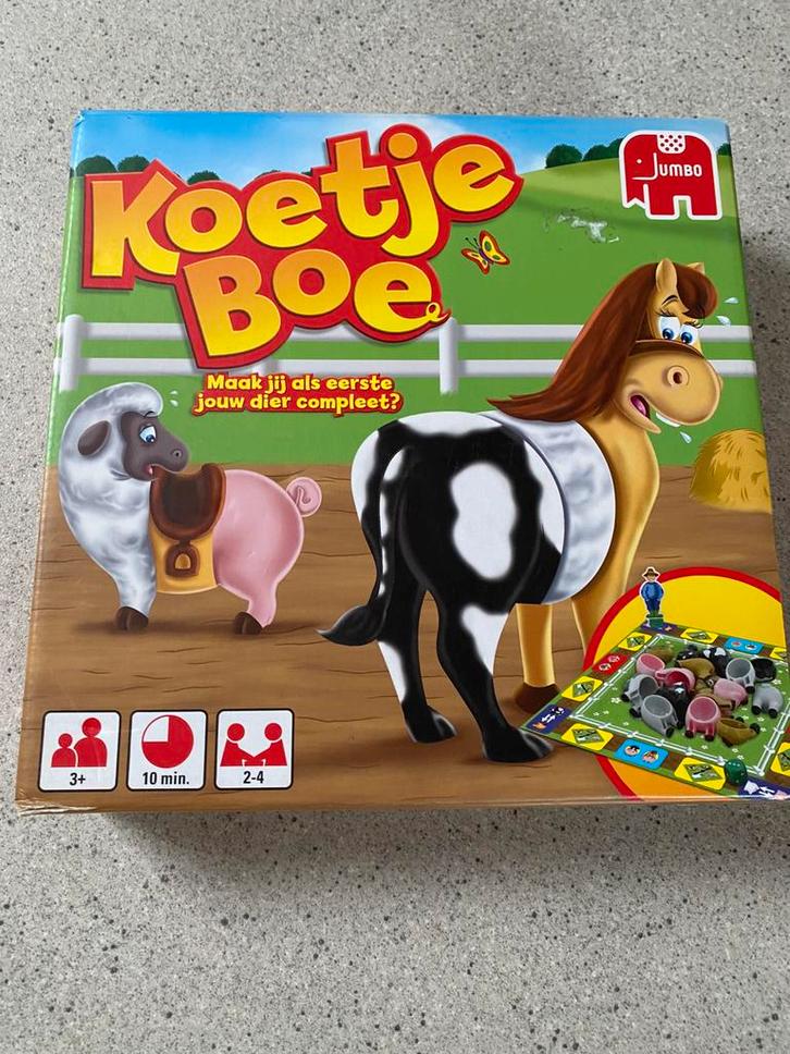 Koetje Boe spel (jumbo), Hobby en Vrije tijd, Gezelschapsspellen | Bordspellen, Gebruikt, Ophalen