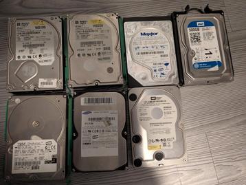 7x SATA / PATA Harde schijven TEAB beschikbaar voor biedingen