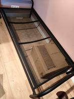 Ijzeren bedframe, Ophalen, Zo goed als nieuw, Eenpersoons, 90 cm