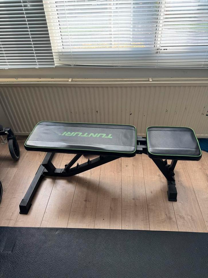 Gewichten Hef Bank - Tunturi, Sport en Fitness, Fitnessmaterialen, Gebruikt, Fitnessbank, Borst, Ophalen