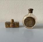 Parfumflesjes, 1 langwerpig en 1 ovaal flesje., Verzamelen, Parfumverzamelingen, Ophalen