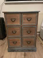 Xenos ladekast blauw, Ophalen, Gebruikt, 5 laden of meer, 50 tot 100 cm