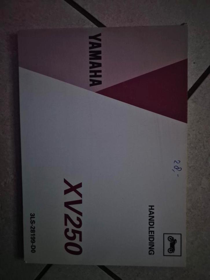 Yamaha XV250 Handleiding - Zo Goed Als Nieuw, Motoren, Handleidingen en Instructieboekjes, Ophalen of Verzenden
