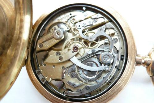 Tk,  18 kr  safounet grand complication slagwerk pl/m  1920, Sieraden, Tassen en Uiterlijk, Horloges | Antiek, Zakhorloge, Overige merken