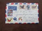 Air Mail brief gelopen – Australië  Gefrankeerd met 7 postze, Postzegels en Munten, Brieven en Enveloppen | Buitenland, Ophalen of Verzenden