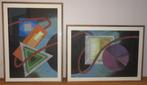 Schilderij tweeluik, Antiek en Kunst, Ophalen