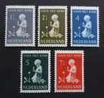NVPH 374-378 : serie kinderzegels uit 1940 ongebruikt, Ophalen of Verzenden, T/m 1940