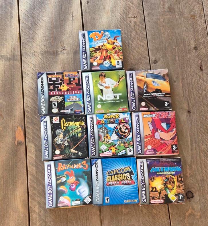 Gameboy Advance Complete Games CIB - Collectie, Spelcomputers en Games, Games | Nintendo Game Boy, Gebruikt, Avontuur en Actie